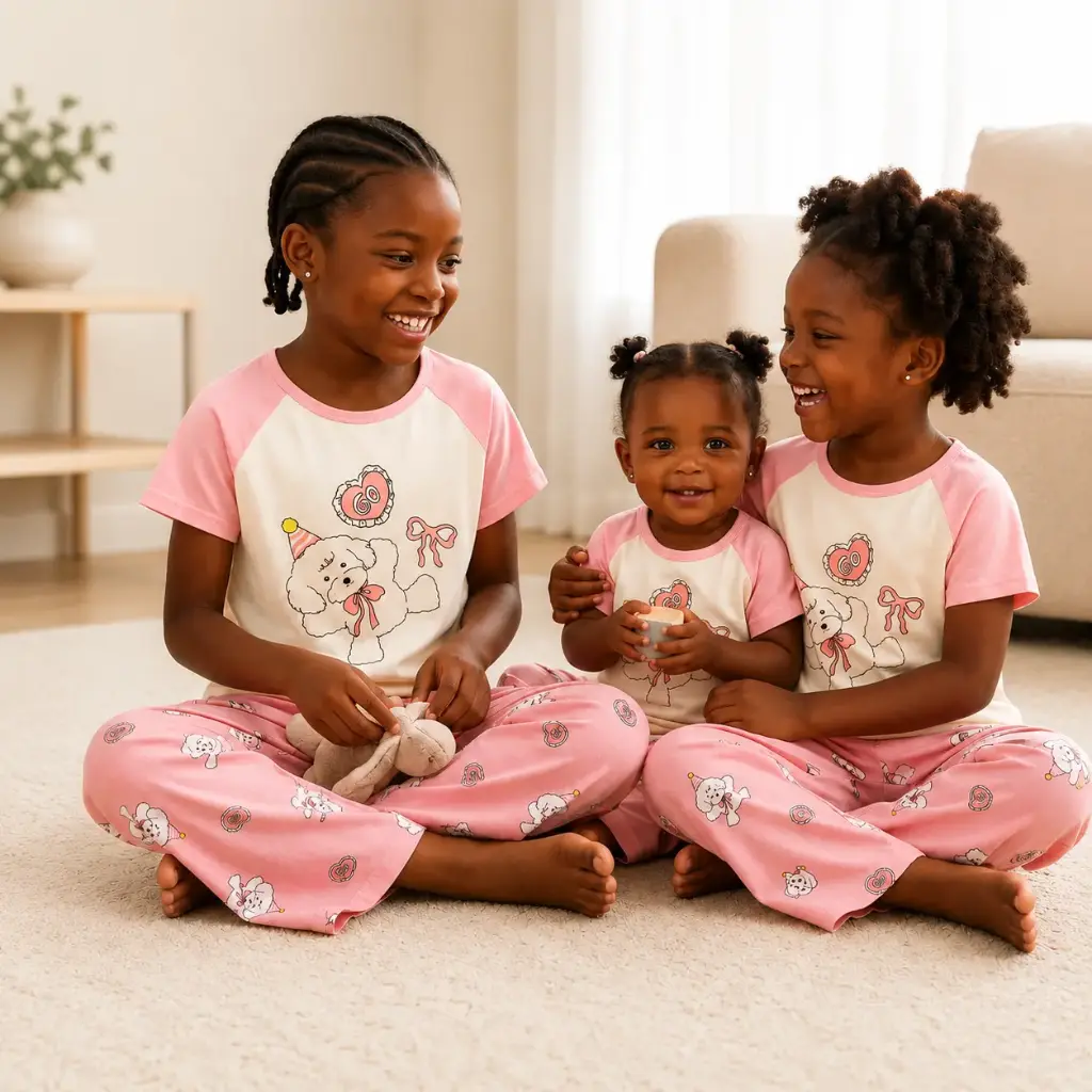Cotton Pajamas - Short Sleeves SS023