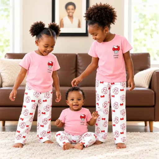 Cotton Pajamas - Short Sleeves SS013