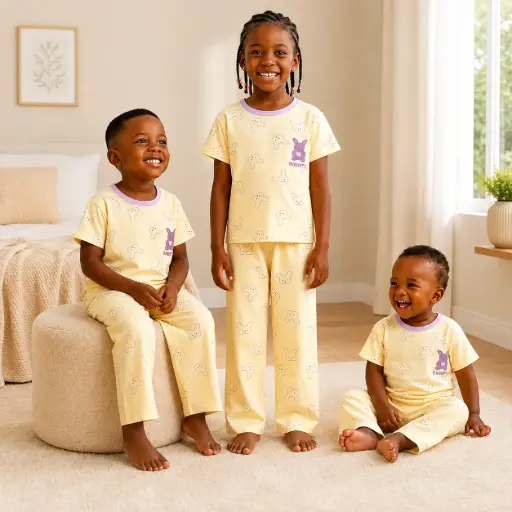 Cotton Pajamas - Short Sleeves SS024