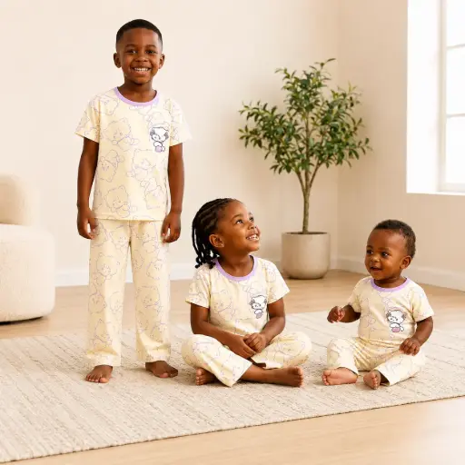 Cotton Pajamas - Short Sleeves SS029