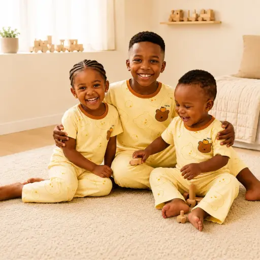 Cotton Pajamas - Short Sleeves SS036